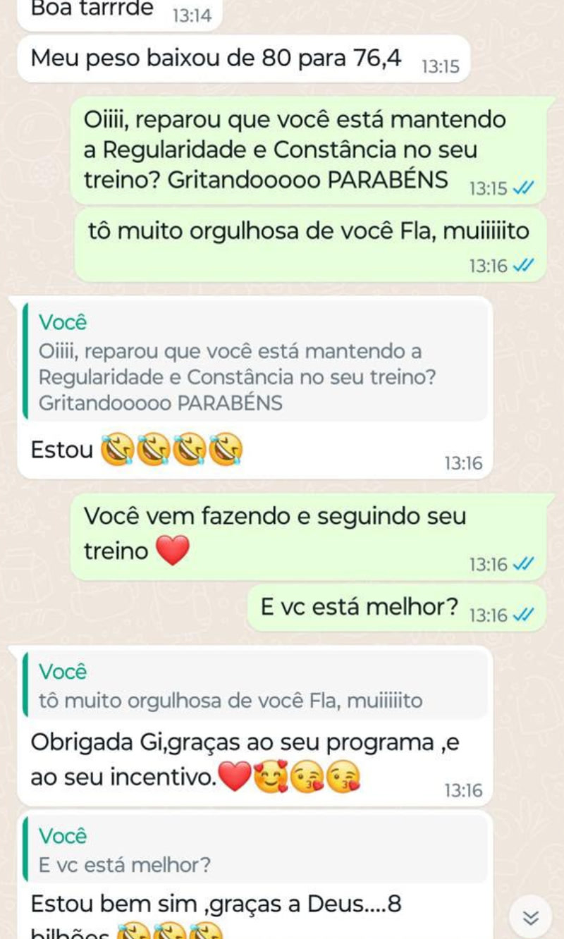 Depoimento de aluna